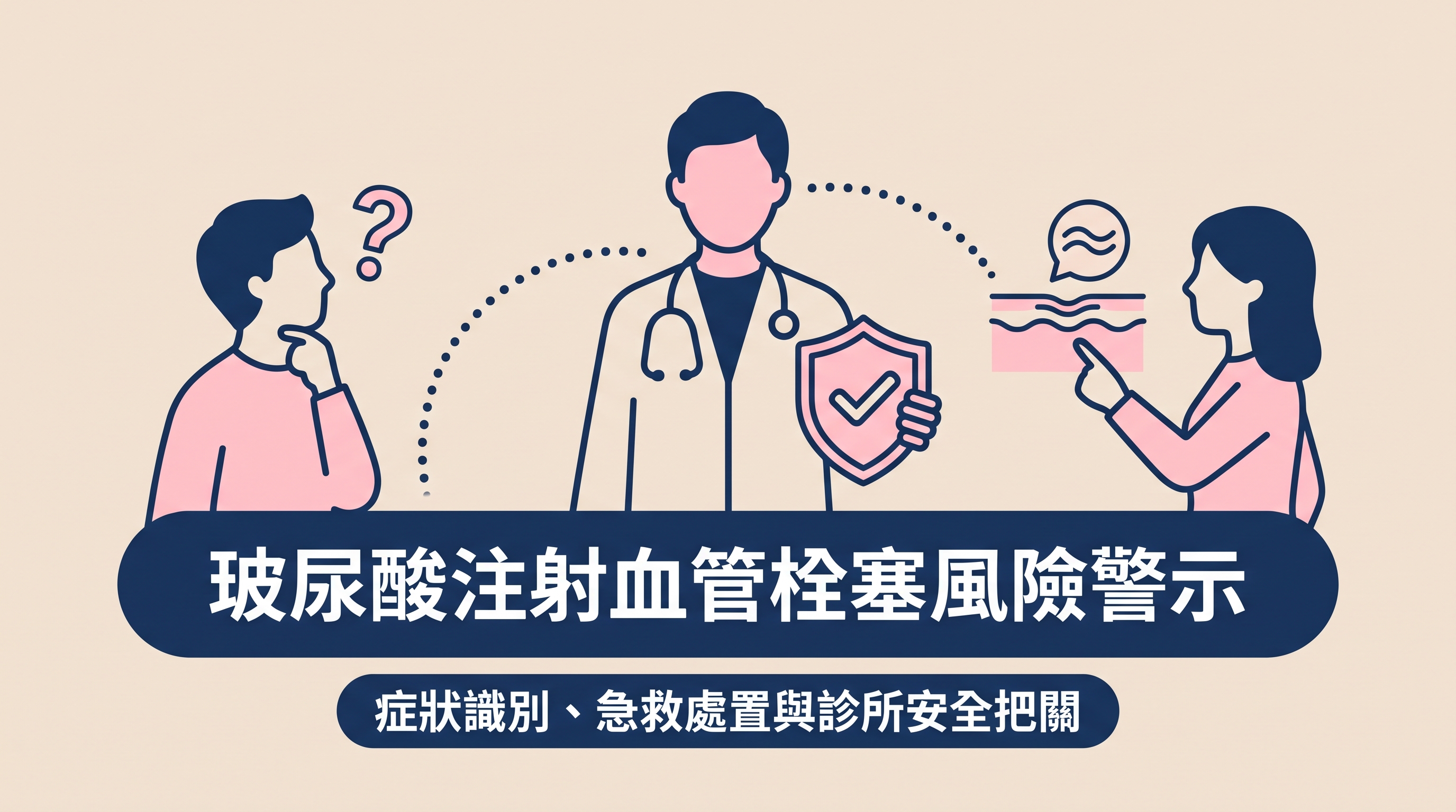 玻尿酸注射血管栓塞風險警示：症狀識別、急救處置與診所安全把關