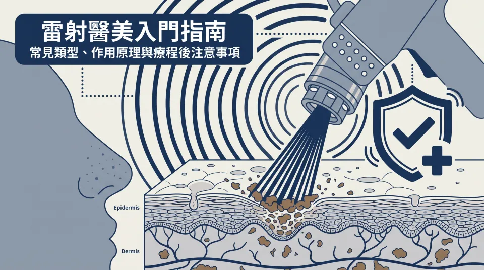 雷射醫美入門指南：常見類型、作用原理與療程前後注意事項